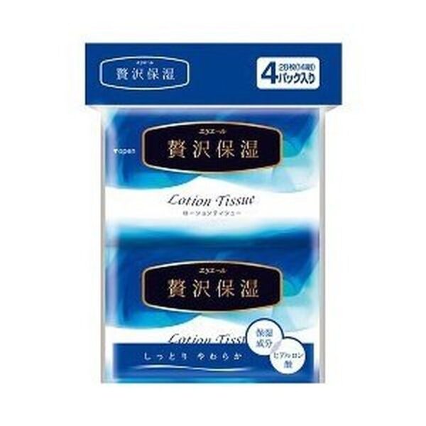 Elleair Moist Pocket Tissue 4Pc