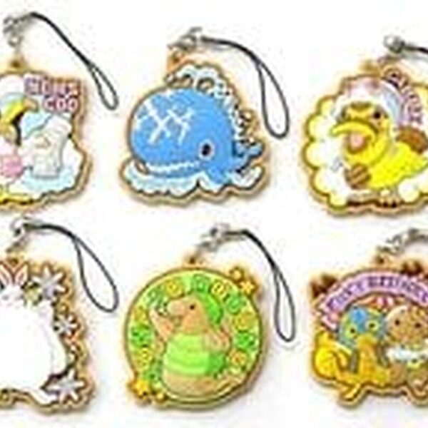 One Piece Rubber Key Chain Mystery Box 6 Kinds Available