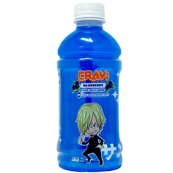 Cravi One Piece Sanji Blueberry Jelly Fruit Drink 330ml