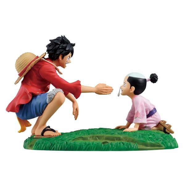 Bandai Ichiban Kuji C Prize Revible Moment -Luffy&Momonosuke-