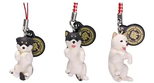 Shiba Inu Netsuke Keychain Gacha 1 Random - Image 3
