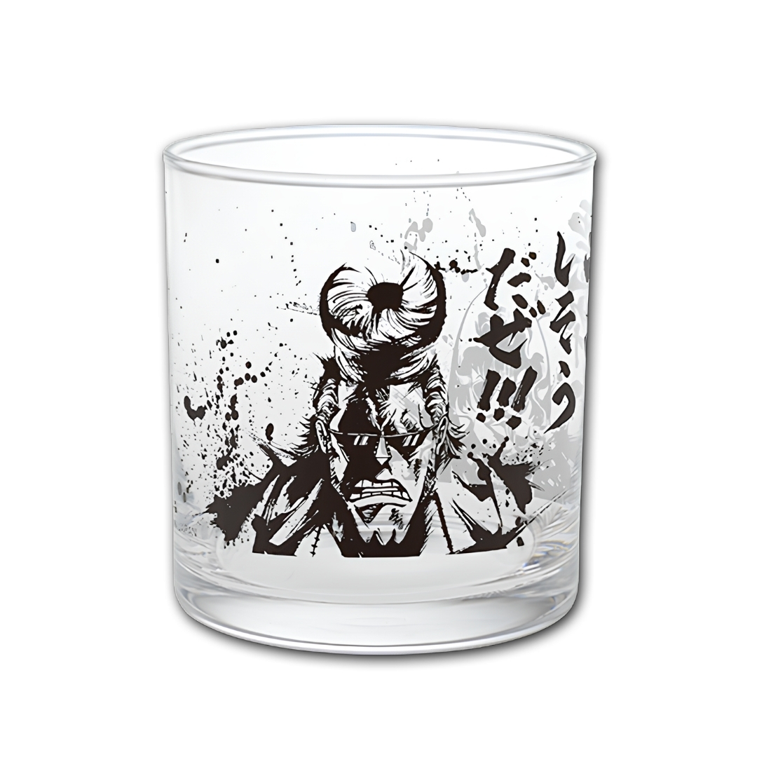 One Piece Famous Quotes Sumi-e Glass Cup 1 Random - Image 7
