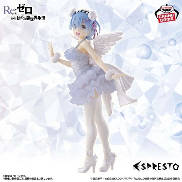 Re:Zero Rem Clear & Dressy Figure - Bandai BESPRESTO