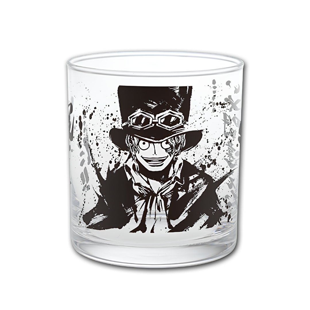 One Piece Famous Quotes Sumi-e Glass Cup 1 Random - Image 5