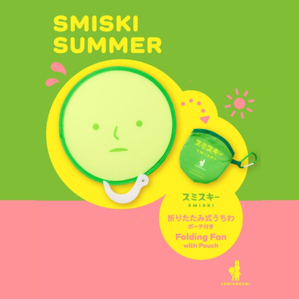 Smiski Folding Fan