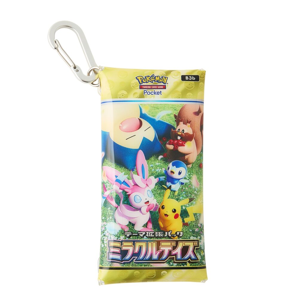 [Pre-order]Pokémon Trading Card Game Pocket Theme Expansion Pack “Miracle Days” Carabiner Pouch